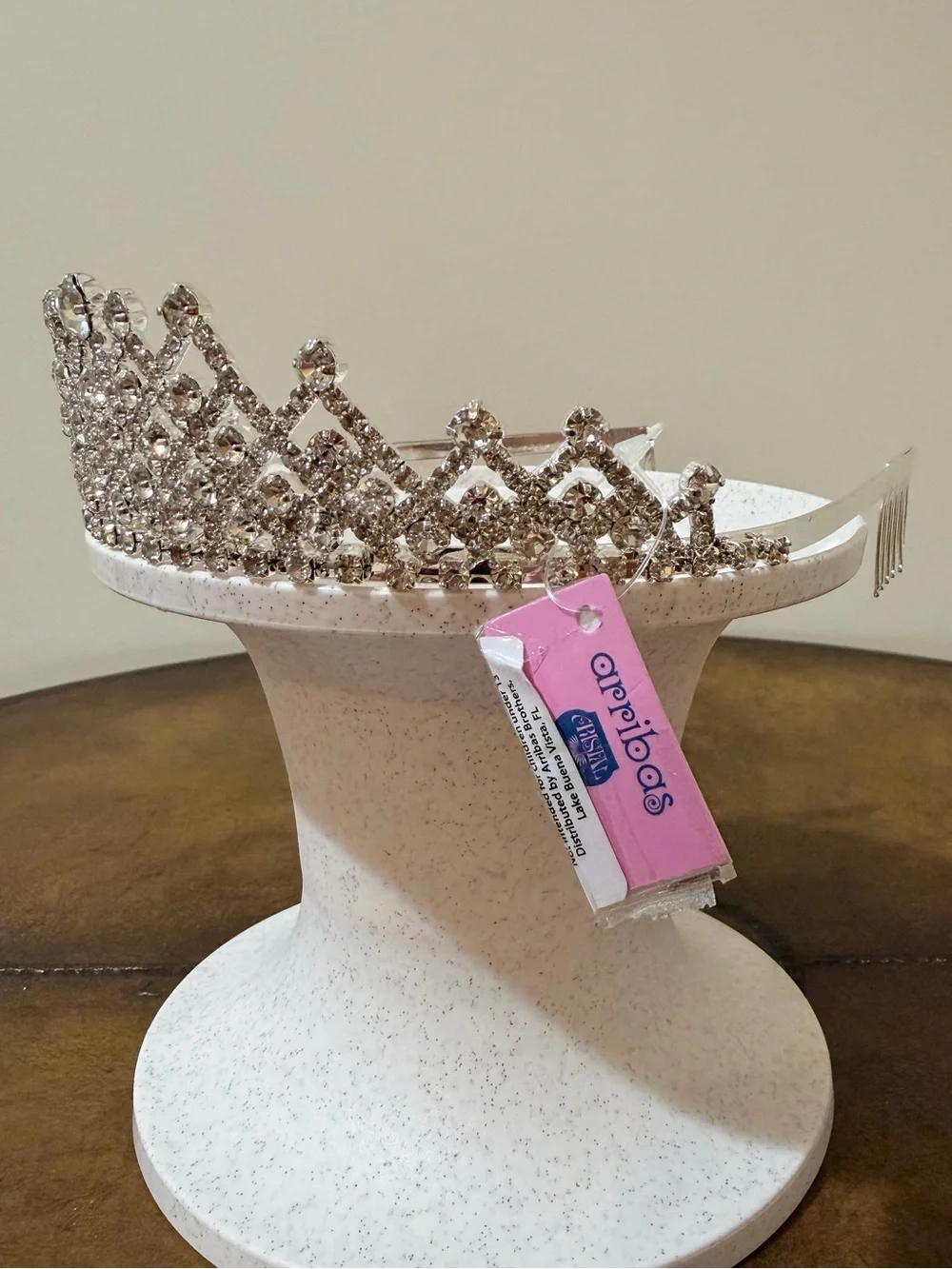 NEW WITH TAGS AUTHENTIC ARRIBAS DISNEY PRINCESS WEDDING PARTY TIARA WITH COMBS 👑